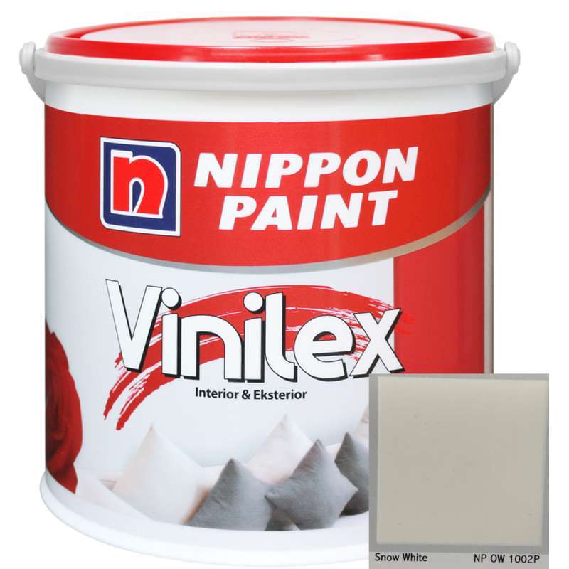 Jual Cat Tembok Nippon Vinilex 5000 Snow White OW 1002P 5kg Jakarta
