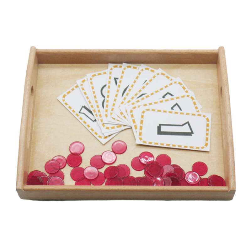 Promo montessori mathematics material counting number math training aid