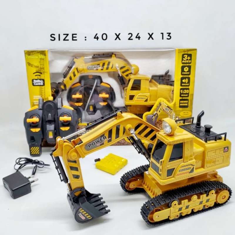 Jual Rc Truck Digger 6811L Superior Remote Control Excavator Beko di