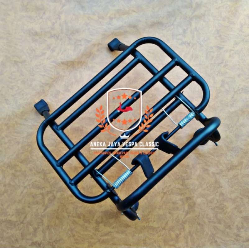 Jual Frontrack Front Rack Vespa Px, Excel, Exclusive Cat Powder Coating