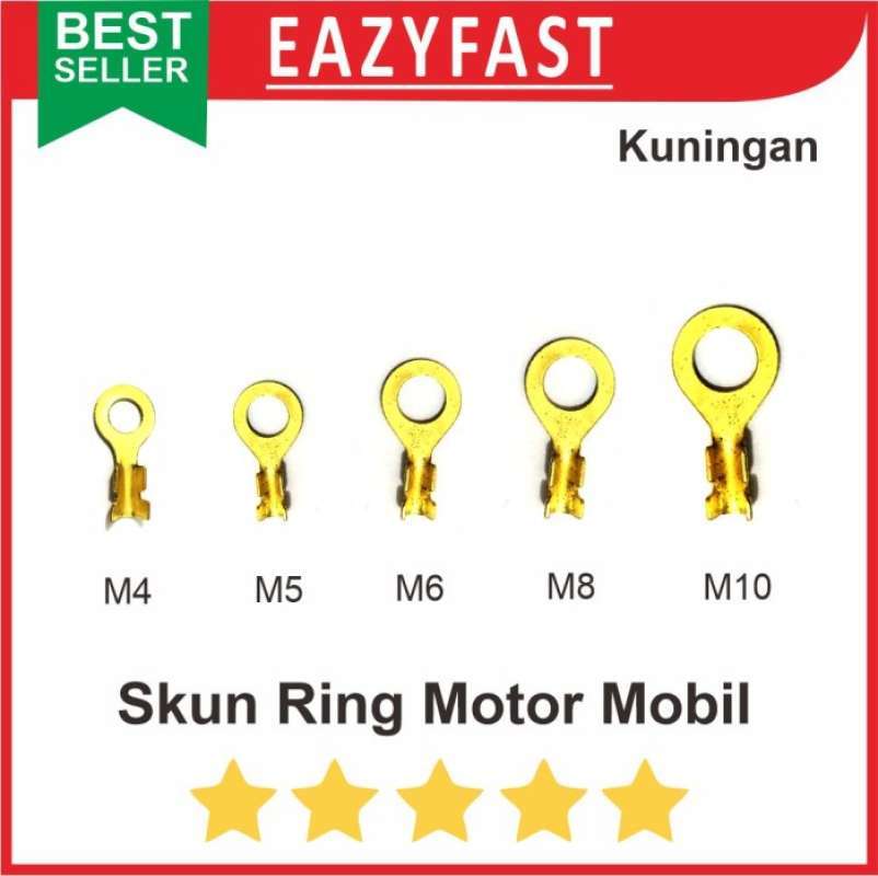 Jual Skun Kabel Bulat Ring O Aki Accu Motor Mobil Sekun Socket M4 M5 M6