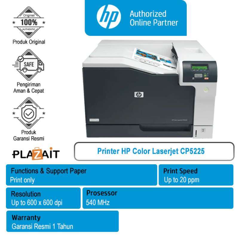 Jual Printer Hp Color Laserjet Cp5225 (ce710a) Di Seller Pt. Primajaya