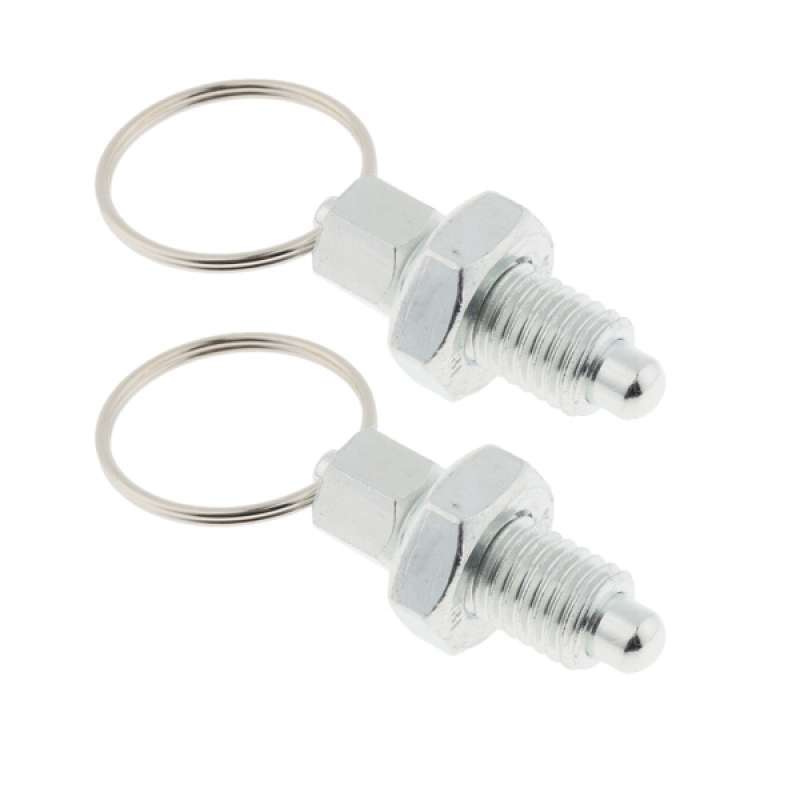 Jual 2x M10 Index Plunger With Ring Pull Spring Loaded Retractable