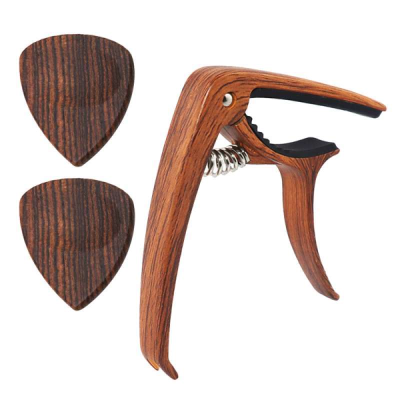 Jual Vintage Style Guitar Picks Plectrum And Capo Tuning Clamp Guitar
