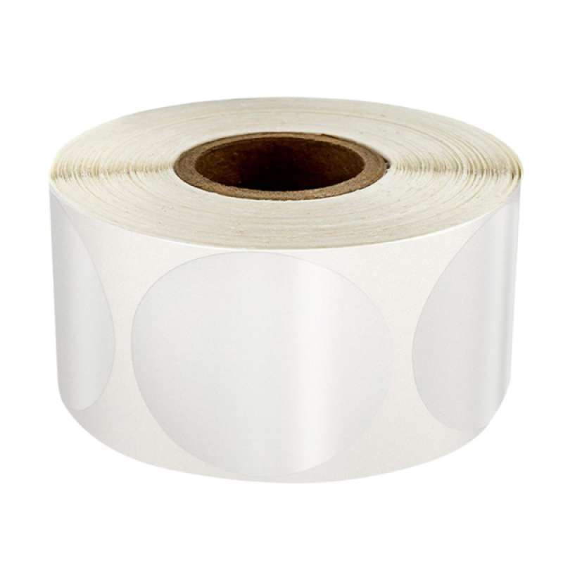 Jual 500pc/roll Circular Kraft Blank Decorative Adhesive Stickers