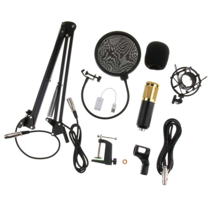 Promo Sound Card Adapter Recording Microphone Mic Mic Wind Mask Shield