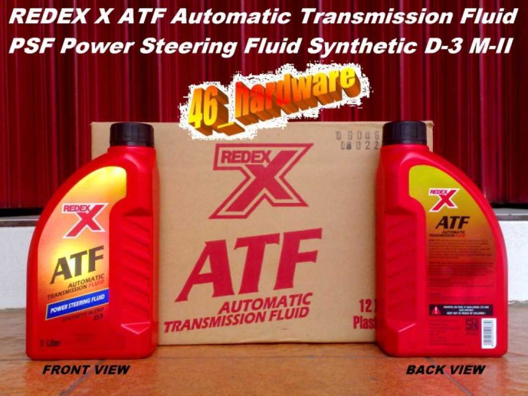 Promo Redex Atf & Power Steering Fluid D3 1 Liter 100 Originale