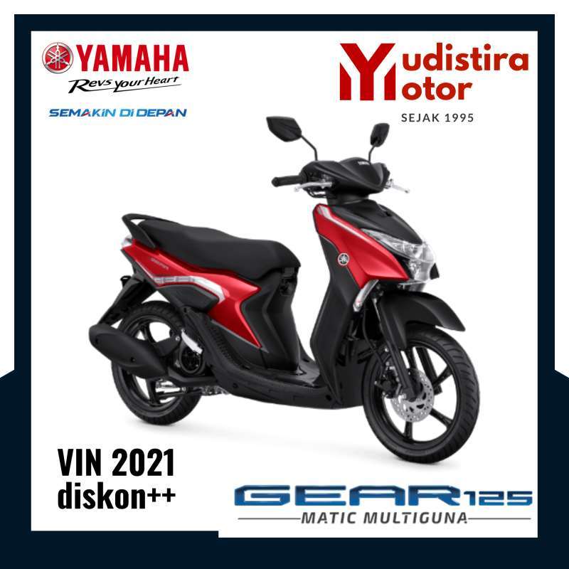 Jual Yamaha Gear 125 Standard Version Sepeda Motor [VIN 2021 OTR Jawa