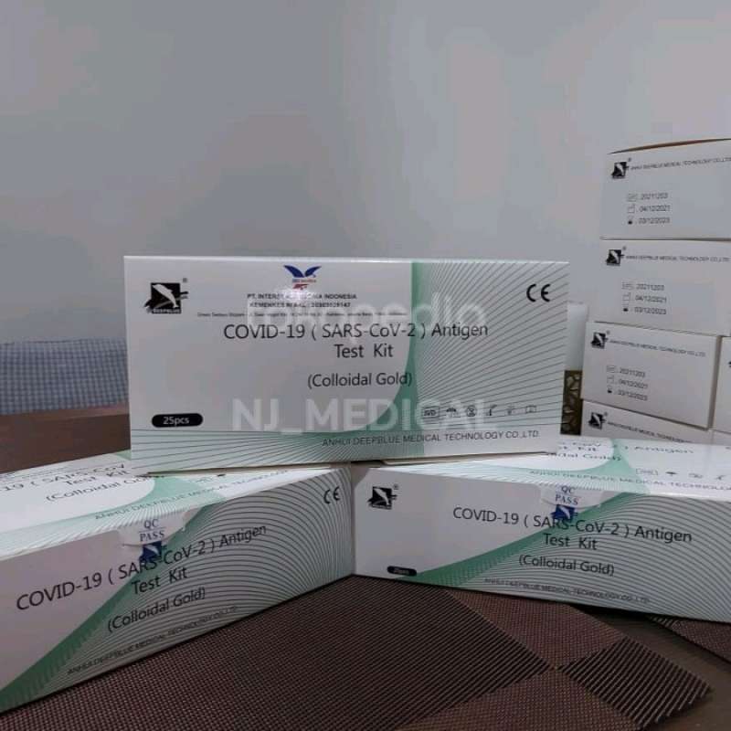 Jual ANHUI DEEPBLUE Antigen Test Kit (Colloidal Gold) Isi box 25pcs di
