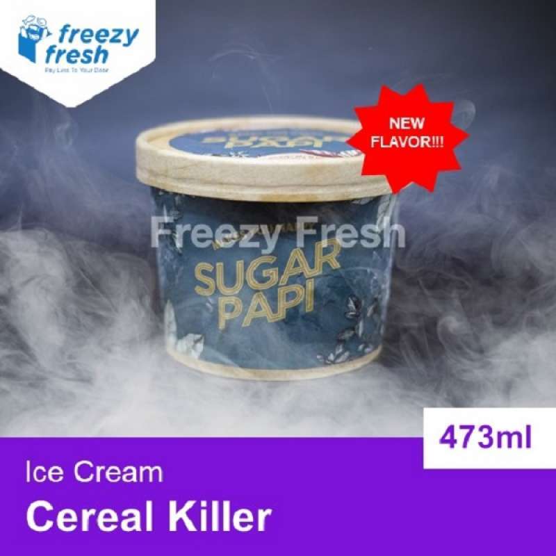 Jual Ice Cream Cereal Killer by SUGAR PAPI [473 ml] di Seller Freezy Fresh Karawang Nagasari