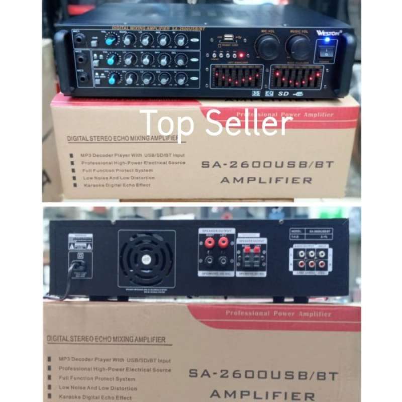 Promo Terbaik Amplifier Weston Sa2600/ Ampli Karaoke/Power Amplifier Weston Sa 2600 Terbaru