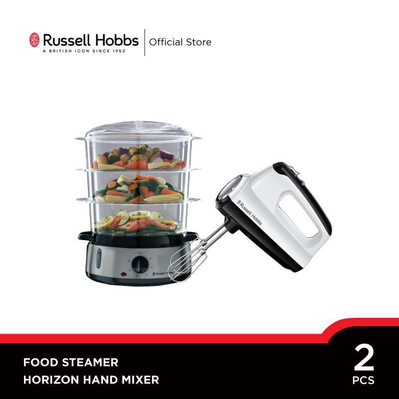 Jual Bundling Russell Hobbs Food Steamer Horizon Hand Mixer di Seller