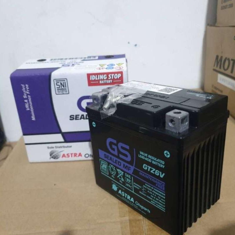 Promo Aki Original Honda Vario 125/150 GTZ6V GS Astra Aki kering Diskon