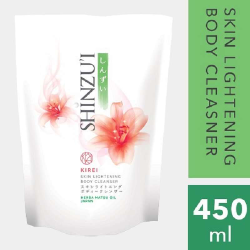 Jual Shinzui Kirei Skin Lightening Body Cleanser Refill [cair/450ml] Di Seller Zuzumart Kuta