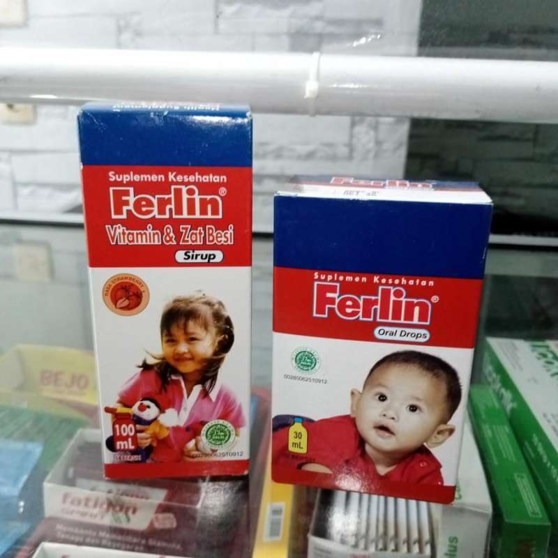 Jual ferlin syrup dan drop varian di Seller Apotek Anita Permata - Kab