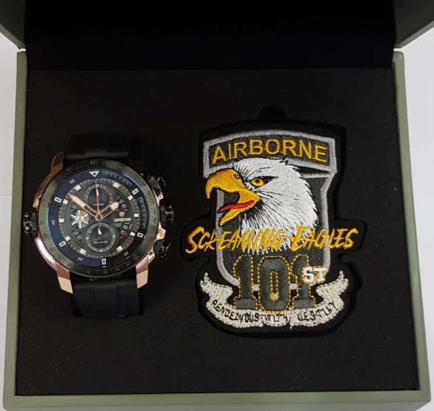 Jual Expedition E6771MC Airborne Jam Tangan Pria Rubber Strap di Seller