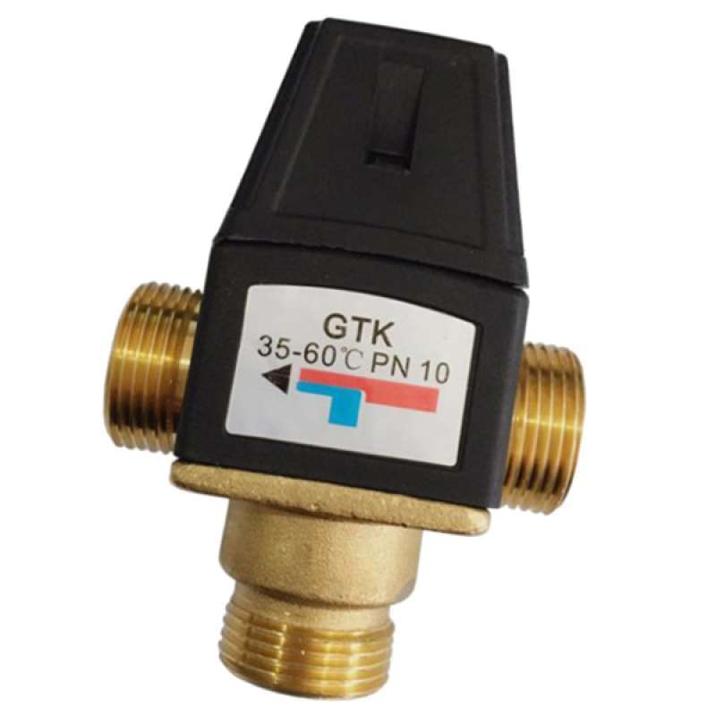 Promo Hot Cold Water Thermostatic Mixing Blending Valve Water Shower