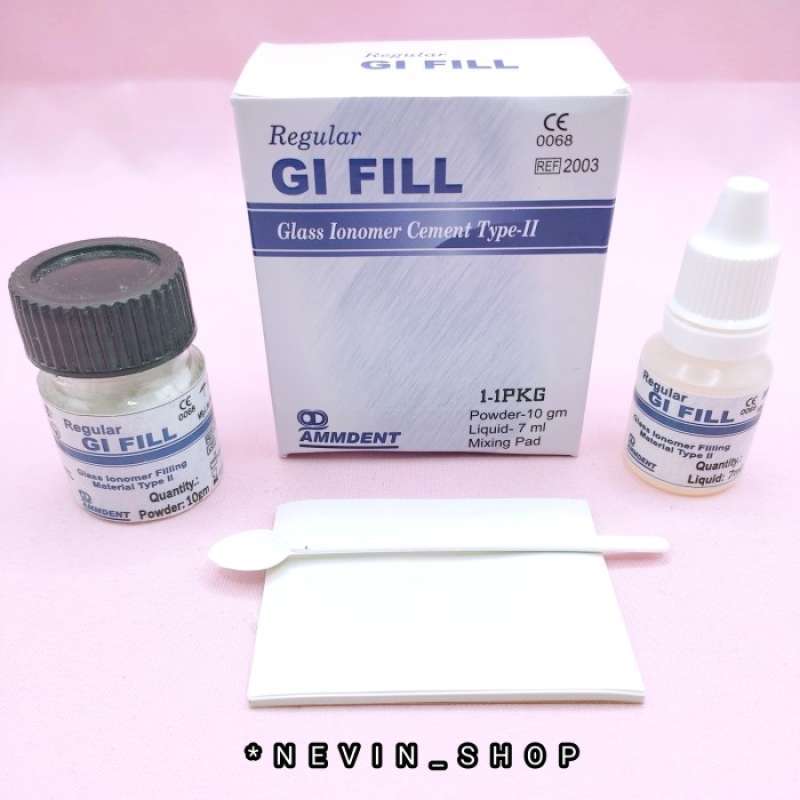 Promo DENTAL GIC GLASS IONOMER RETORATIVE SERUPA Fuji 9 / GI FILL Reguler Multicolor Diskon 33