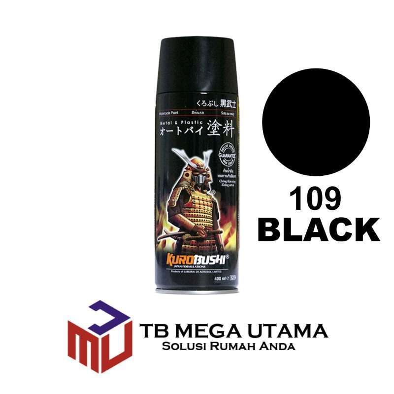 Jual Pylox Samurai Paint 109 Black Cat Semprot Spray 400 Ml Di Seller
