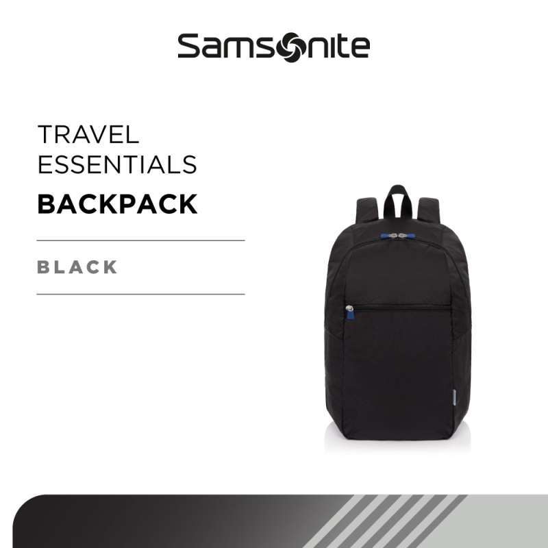 Jual Samsonite Travel Essentials Foldable Backpack Black di Seller