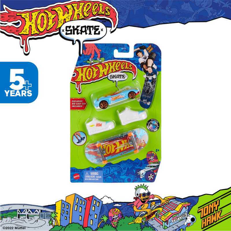 Jual Hot Wheels Skate Tony Hawk Car and Fingerboard Set Gazella GT