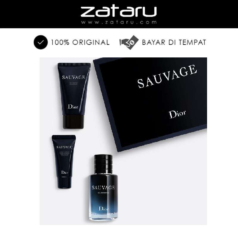 Promo Christian Dior Sauvage EDP Man Gift Set Diskon 16 di Seller