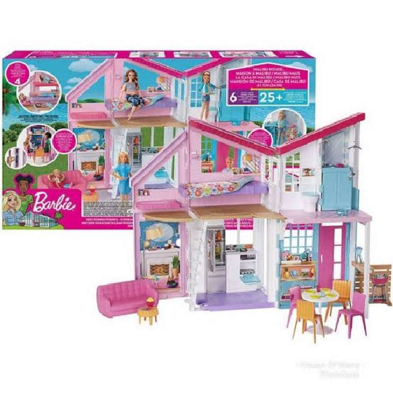 Jual Barbie Dream House Malibu Rumah barbie Original di Seller KSM Toys Jatikarya, Kota Bekasi