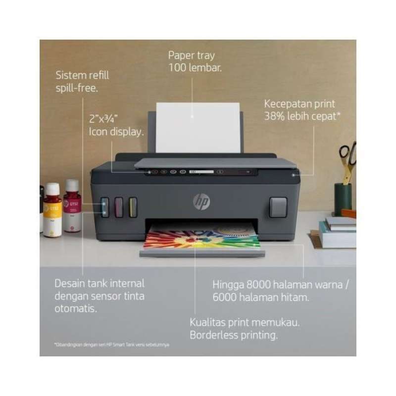 Jual Hp Smart Tank 515 Wireless All In One Printer Hp 515 Hp515 Ink ...