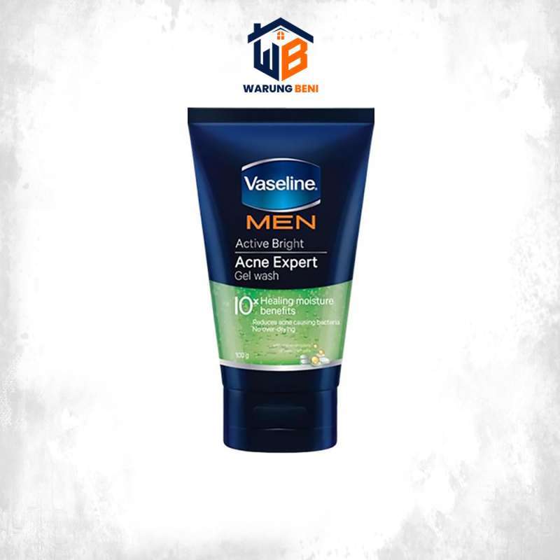 Jual Vaseline Men Face Wash Gel Acne Expert 100g di Seller Warung Beni Bintaro, Kota Jakarta