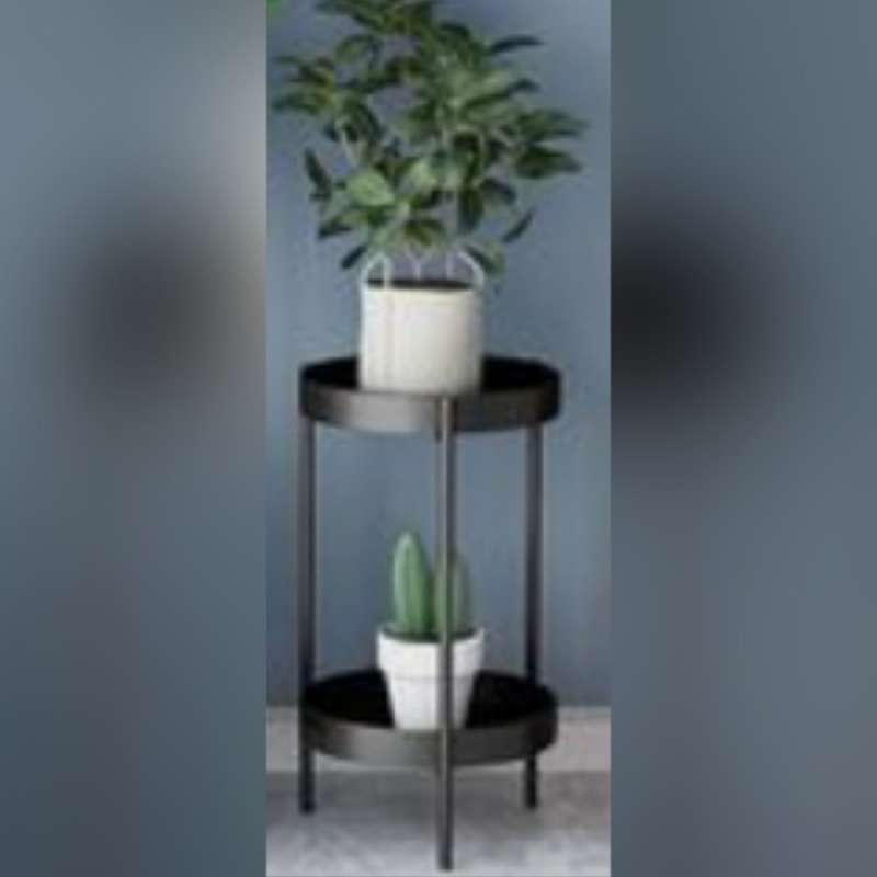 Jual standing pot bunga bulat 2 susun lj 95 di Seller Rumahku Idamanku