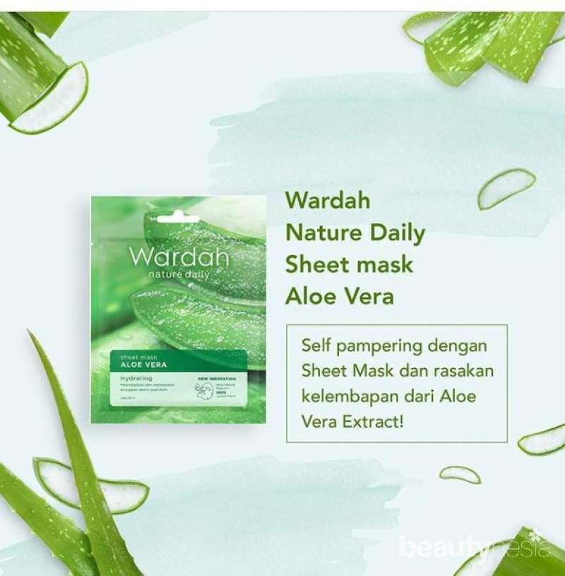 Jual Wardah Nature Daily Sheet Mask Aloe Vera 20ml di Seller Sehat Ayu Kosmetik Prajurit Kulon