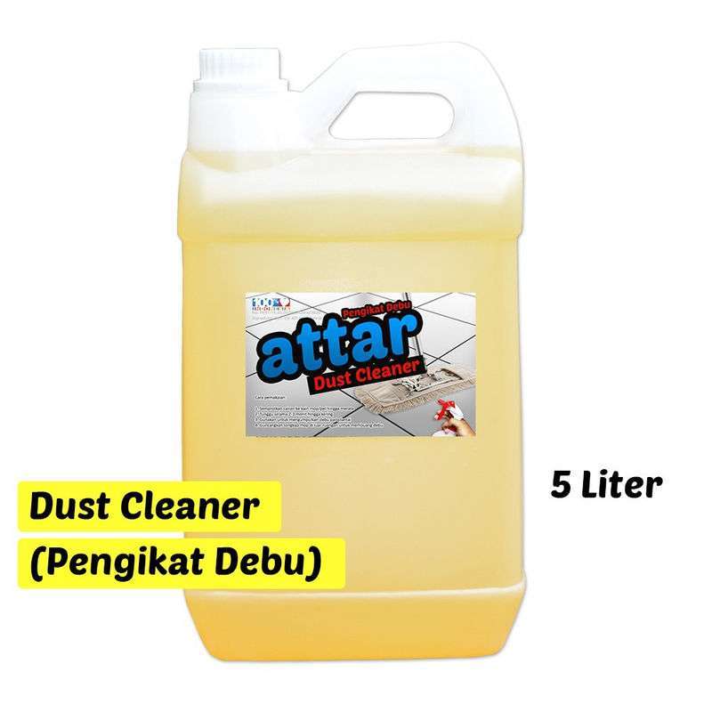 Jual ATTAR Dust Cleaner 5 LITER Penjebak DebuPengikat Debu Minyak Lobby