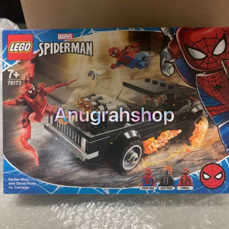 Promo LEGO 76173 SUPER HEROES SpiderMan and Ghost Rider vs Carnage ...
