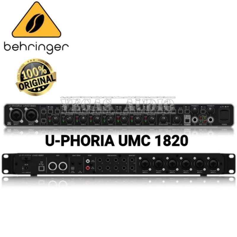 Promo Behringer UPhoria Umc 1820 Soundcard Original Diskon 17 di