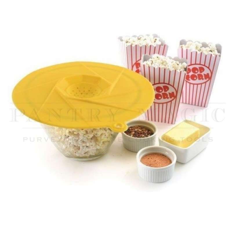 Promo Silicone Microwave Popcorn Lid 25Cm Tutup Popcorn Diskon 20 di