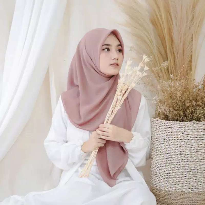 Model Kerudung Bella Square - Hijab Bella Square Square Potton Double