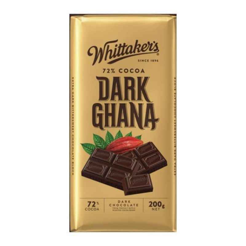 Jual Whittaker's Dark Ghana Chocolate Bar Coklat Impor Di Seller Long ...