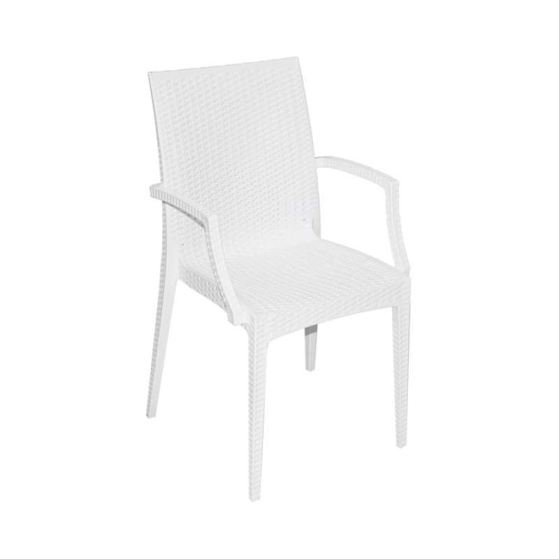 Promo Informa Kursi Silvana Arm Chair White Diskon 30 Di Seller