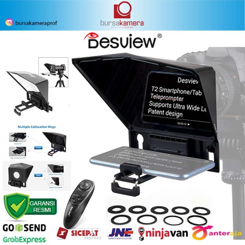 Promo Bkp Desview T2 Broadcast Teleprompter For Camera Interview