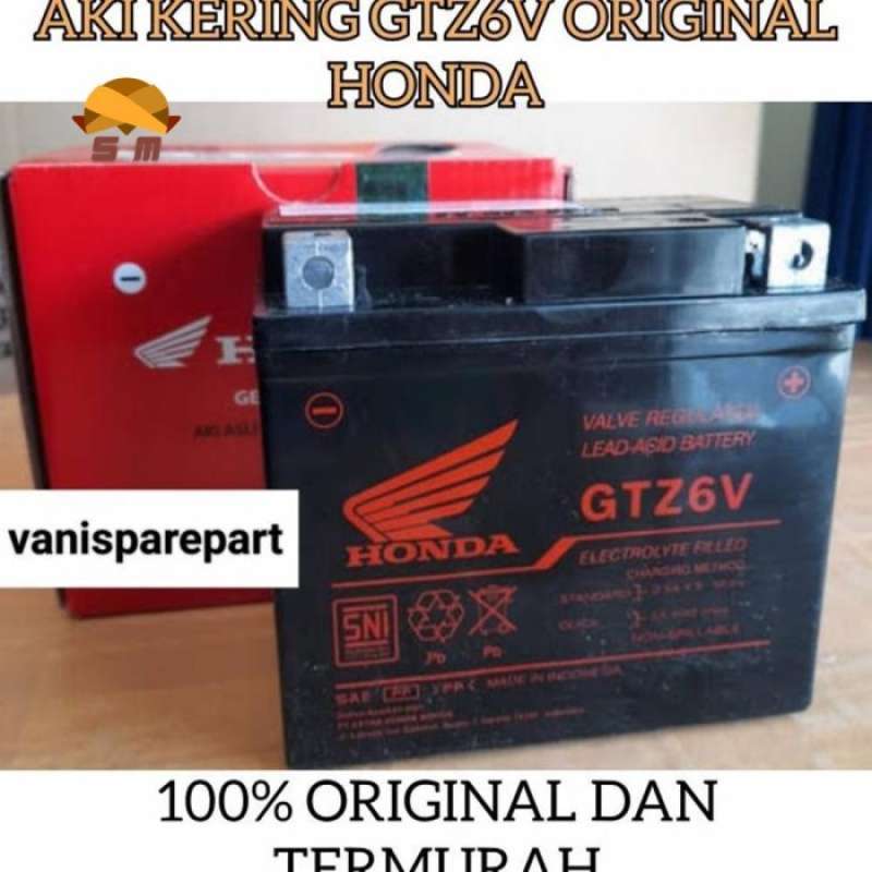 Promo SM - AKI ACCU GTZ6V HONDA VARIO 125 VARIO 150 Diskon 23% di