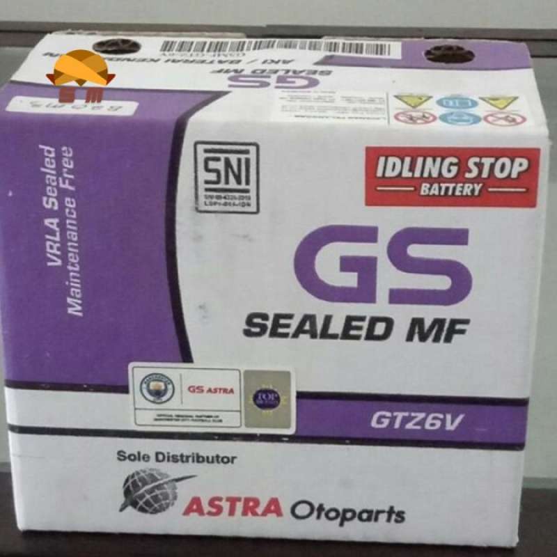 Promo SM - Aki original Honda Vario 125/150 GTZ6V GS Astra Aki Kering