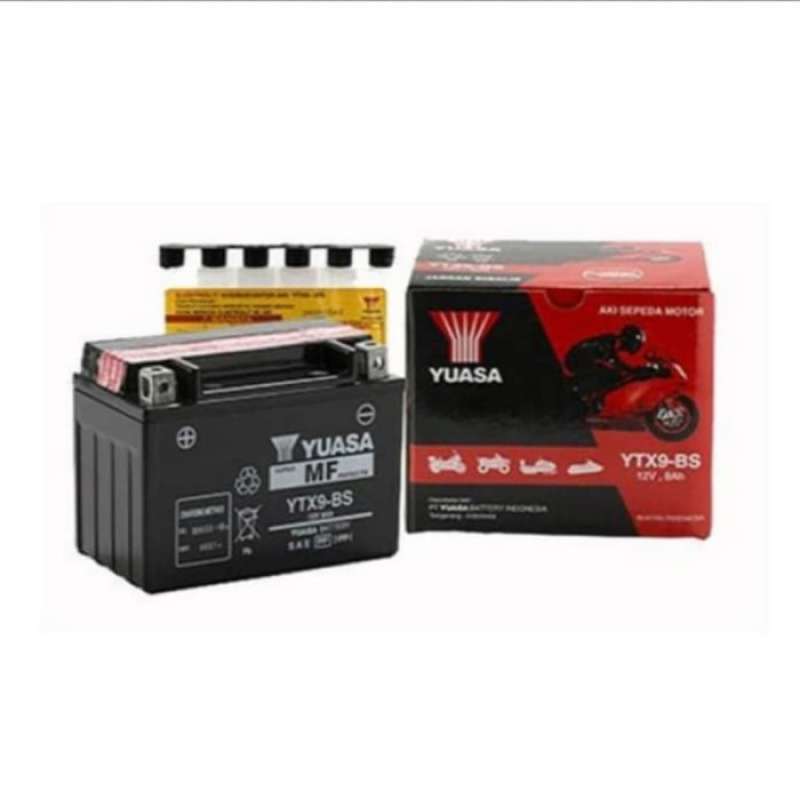 Jual Aki Motor Ktm Duke 200 Yuasa Ytx9-bs Original Aki Kering Di Seller
