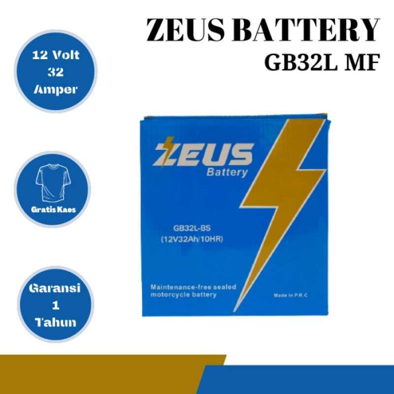 Promo Aki motor Zeus GB32L MF TIPE HARLEY DAVIDSON Road King Type