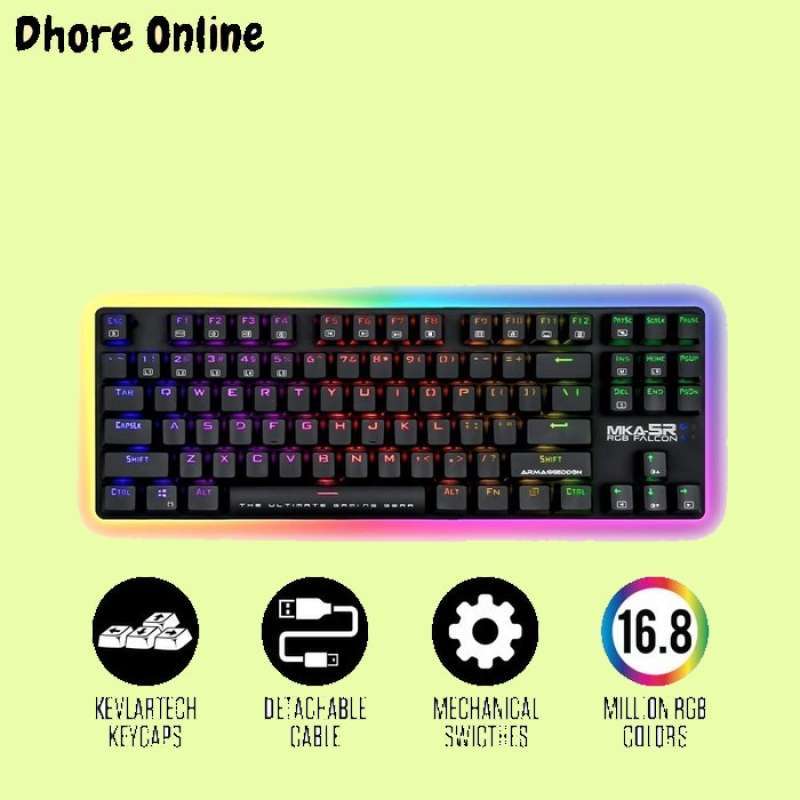 Jual GAMING KEYBOARD MKA5R TKL BLUESWITCH ARMAGGEDDON