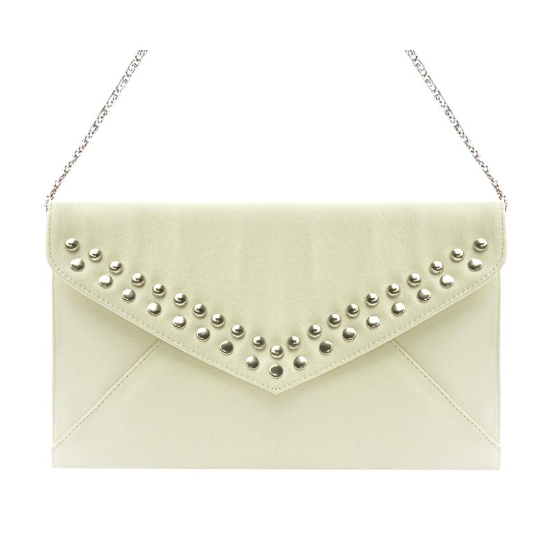 Vona Clutch jual vona clutch studded dicha milk tas wanita Vona Clutch jual vona clutch studded dicha milk tas wanita