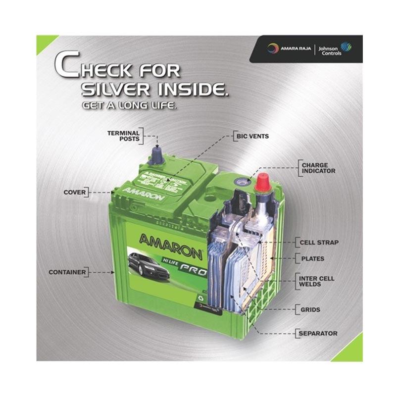 Jual Amaron Hi Life Pro NS 60 LS Aki Mobil [50 Ah] 65B24LS