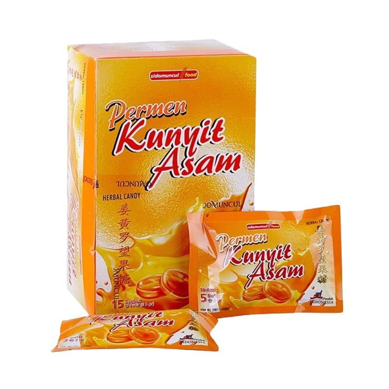 Jual SIDOMUNCUL Kunyit Asam Permen Herbal [15 Sachet ...