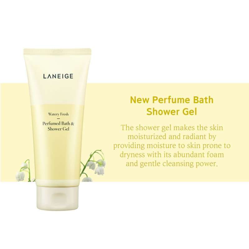 Jual Laneige Watery Fresh Perfumed Bath & Shower Gel 100ml di Seller