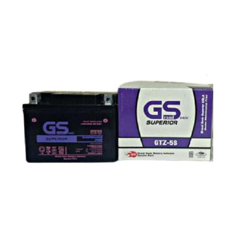 Promo Aki Motor Yamaha Fino GTZ5S GS Y Accu Kering MF Diskon 29% di