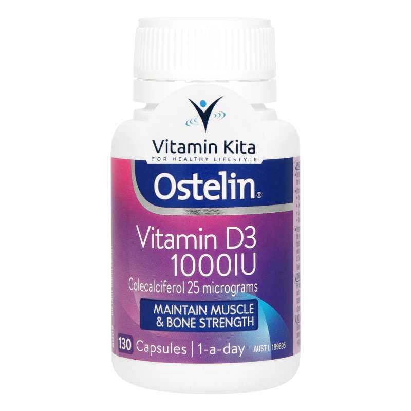 Jual Ostelin Vitamin D3 1000IU130 Capsules di Seller Vitaminkita